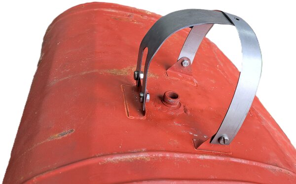 Benzinhahnschutz Reparaturblech Halter inkl. Schrauben für KdF Käfer Kübelwagen