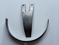 Benzinhahnschutz Reparaturblech Halter inkl. Schrauben für KdF Käfer Kübelwagen