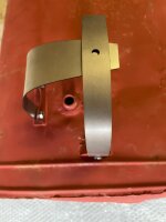 Benzinhahnschutz Reparaturblech Halter inkl. Schrauben für KdF Käfer Kübelwagen