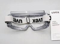 Uvex Vollsichtbrille Ultravision transparent/grau Schutzbrille Arbeitsschutz Be-und Entlüftung flexibel