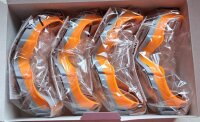 4er Set Uvex Vollsichtbrille Ultrasonic orange...