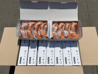 72er Set Uvex Vollsichtbrille Ultrasonic orange...