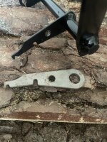 Reparaturblech für Fußbremshebel für...