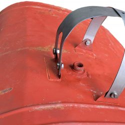 KDF Käfer Kübelwagen Benzinhahnschutz Reparaturblech Halter inkl. Schrauben